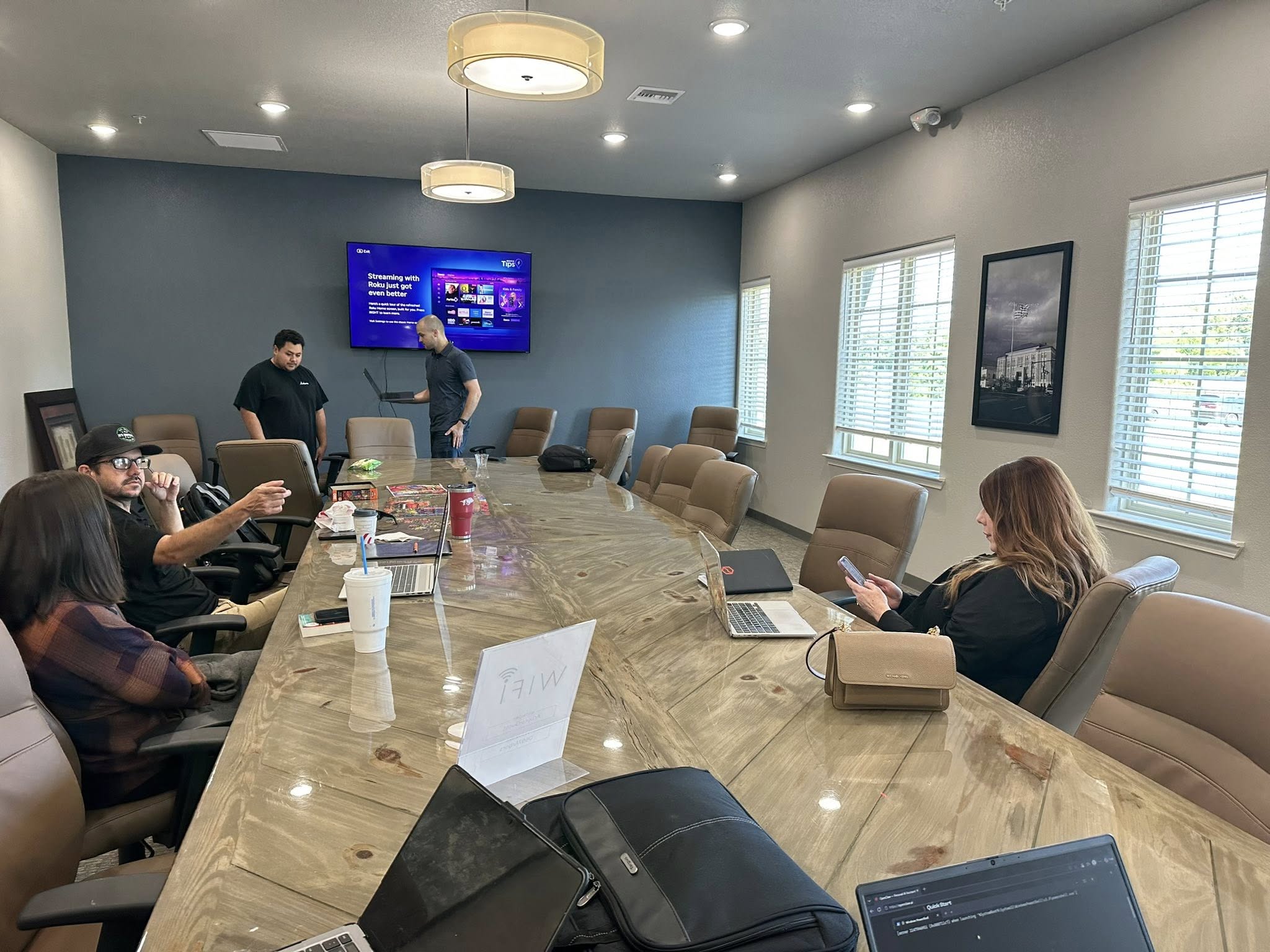 A LevelUp Local AI workshop in session in Russellville, AR